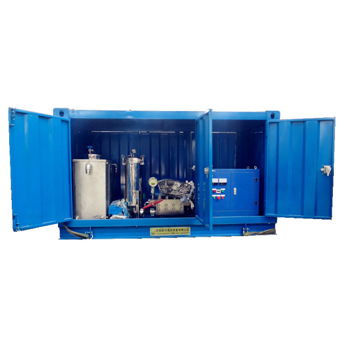700bar, 50L/min industrial pipe high pressure water jetting machine
