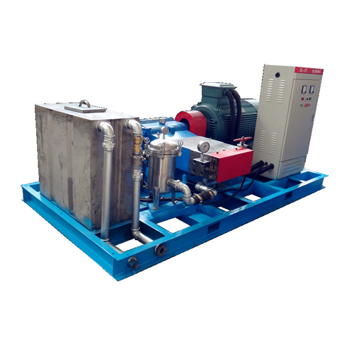 1000bar, 70L/min water jet heat exchanger cleaning machine